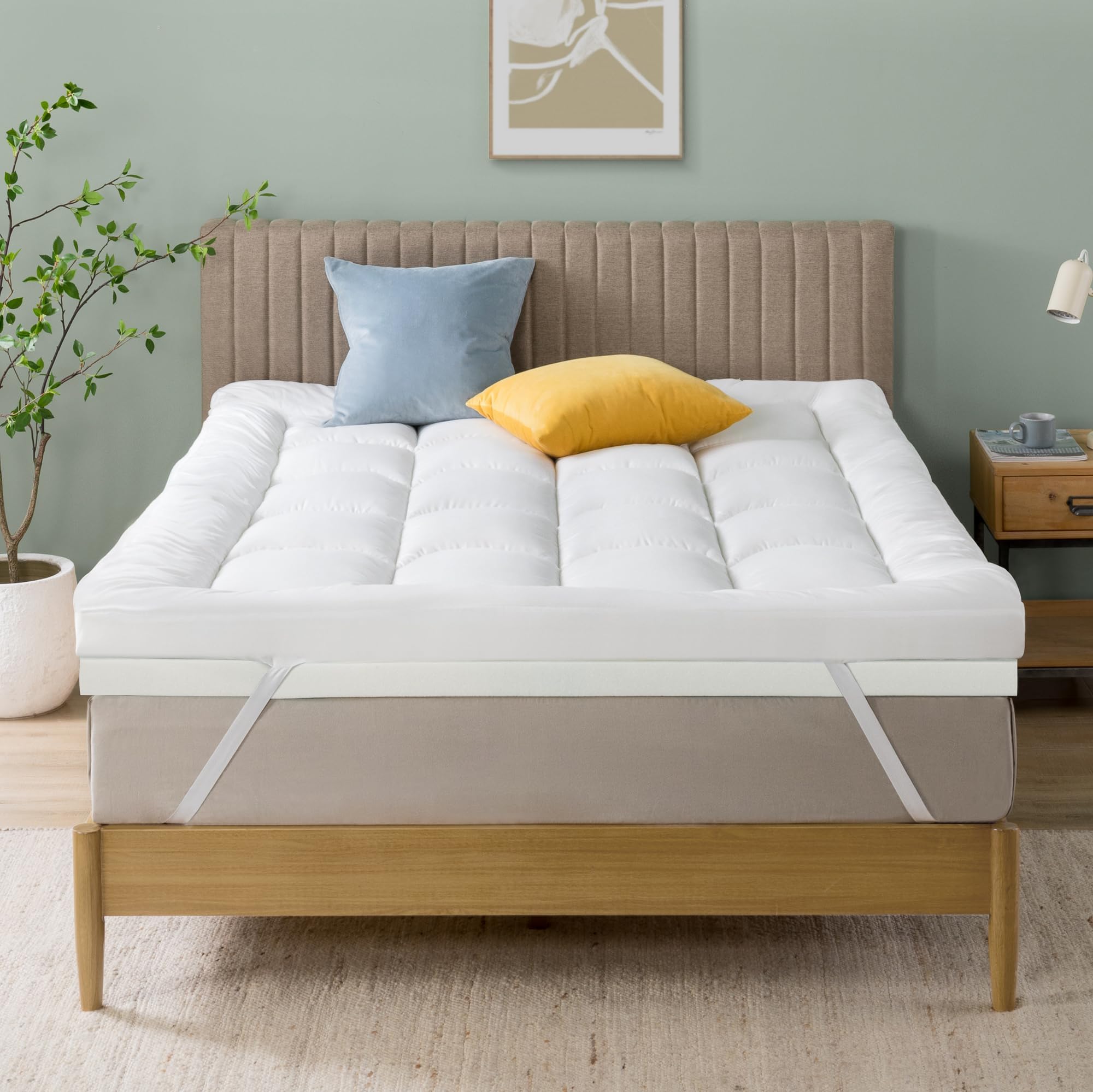Surmatelas Zinus Mousse Viscoélastique 190x140 Cm - Épaisseur