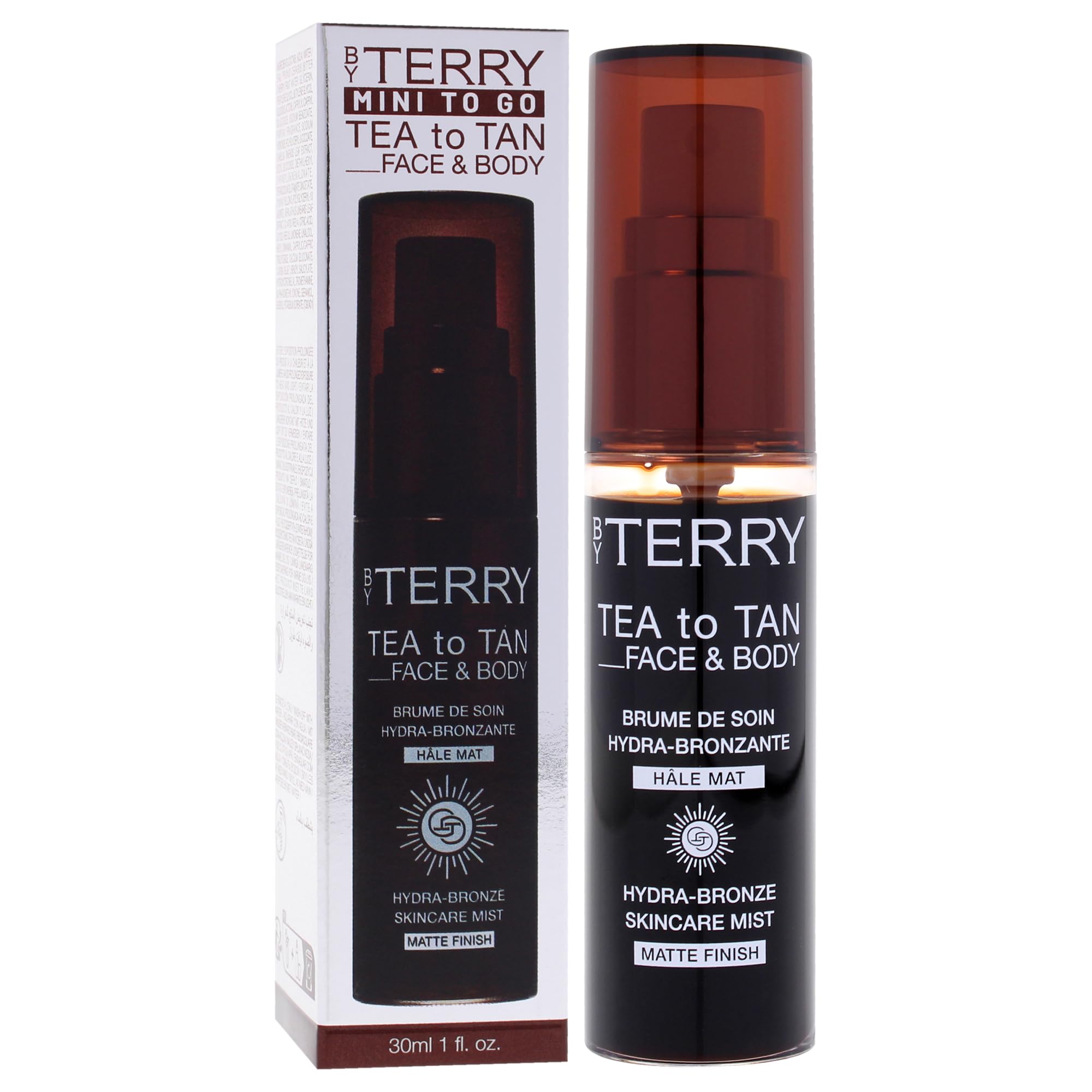 By Terry Tea To Tan Gesicht & Körper Matte Finish, Hautpflege-infundierter flüssiger Bronzer, langanhaltend, nicht übertragbar, 30ml