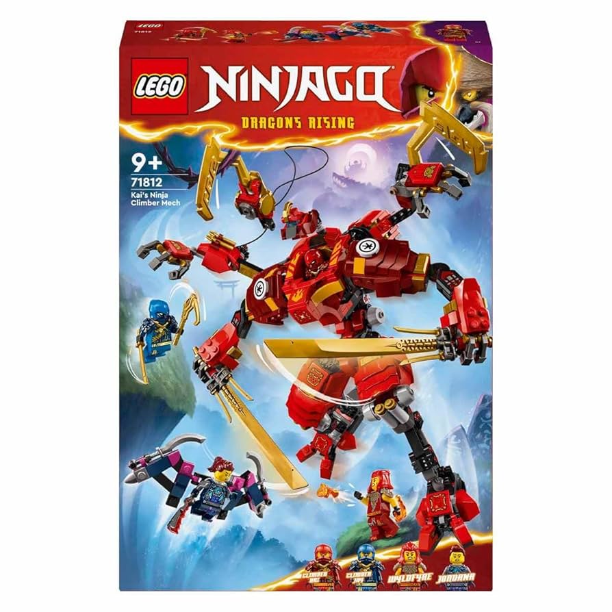 DOD - miyakoi331 LEGO Ninjago Kai's Climbing Mech with 4 Ninja Minifigures