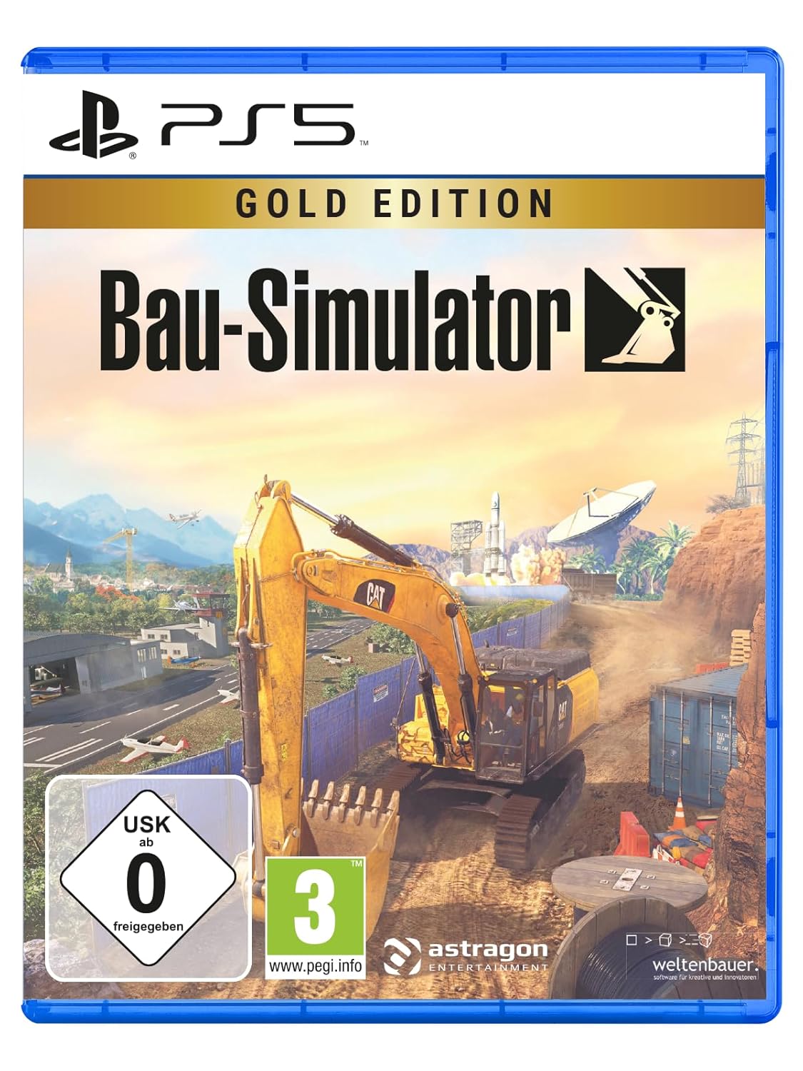 Bau-Simulator, 1 PS5-Blu-ray Disc (Gold-Edition)