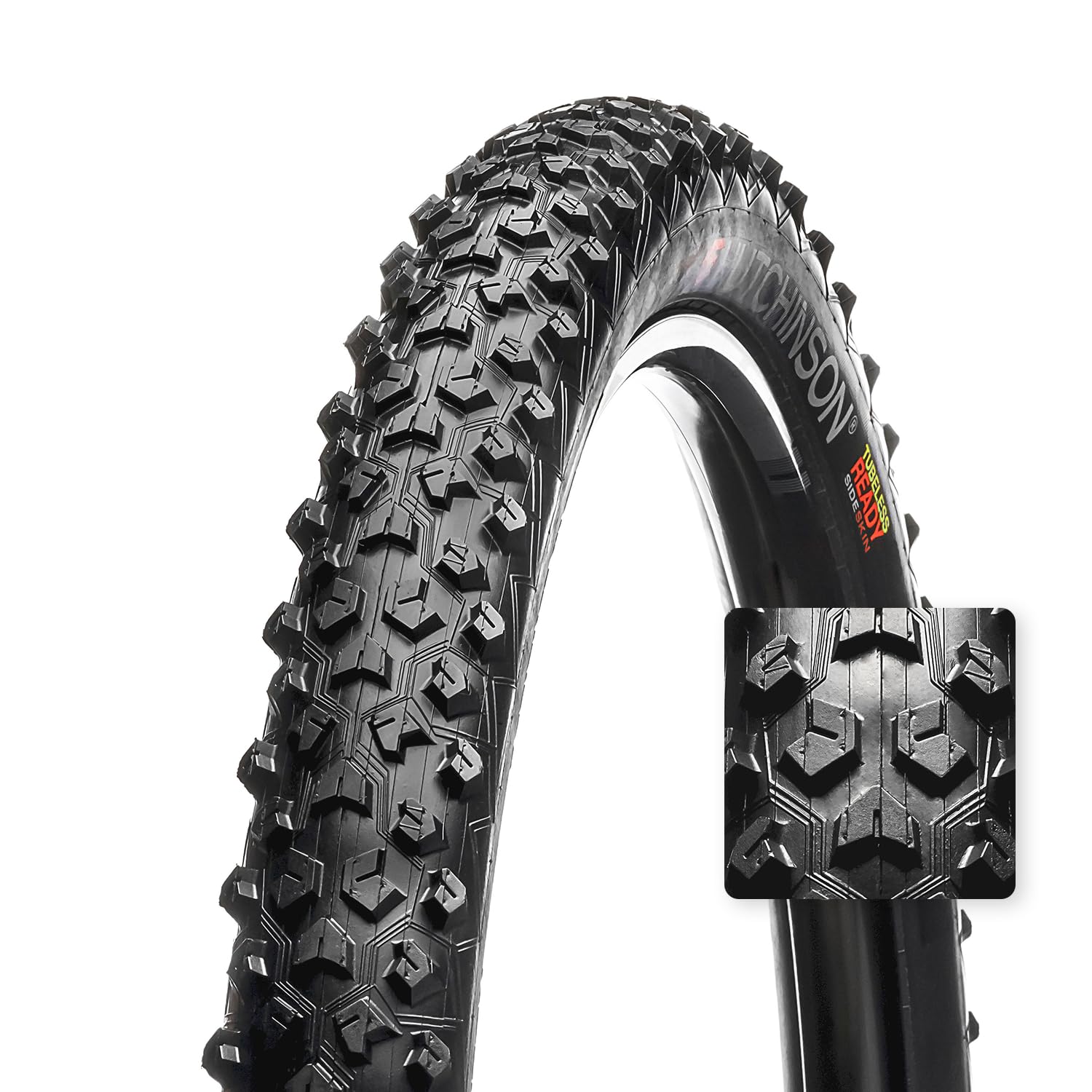 Hutchinson - TAIPAN XC - Cubierta MTB para Todos los Terrenos - Ligereza y Agarre - Varillas Flexibles - Negro - Tubeless Ready