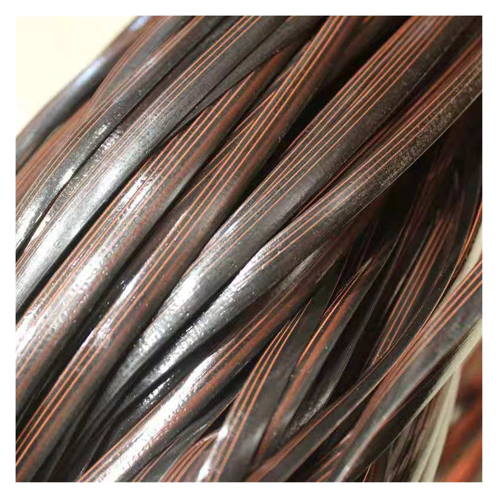 Moreih K-8Mm Gradient Flat Synthetic Rattan Repair Material 8Mmx70m 500G Flat Pe Rattan Gradient Flat Plastic Rattan Wicker Repair Kit Pationiture Repair