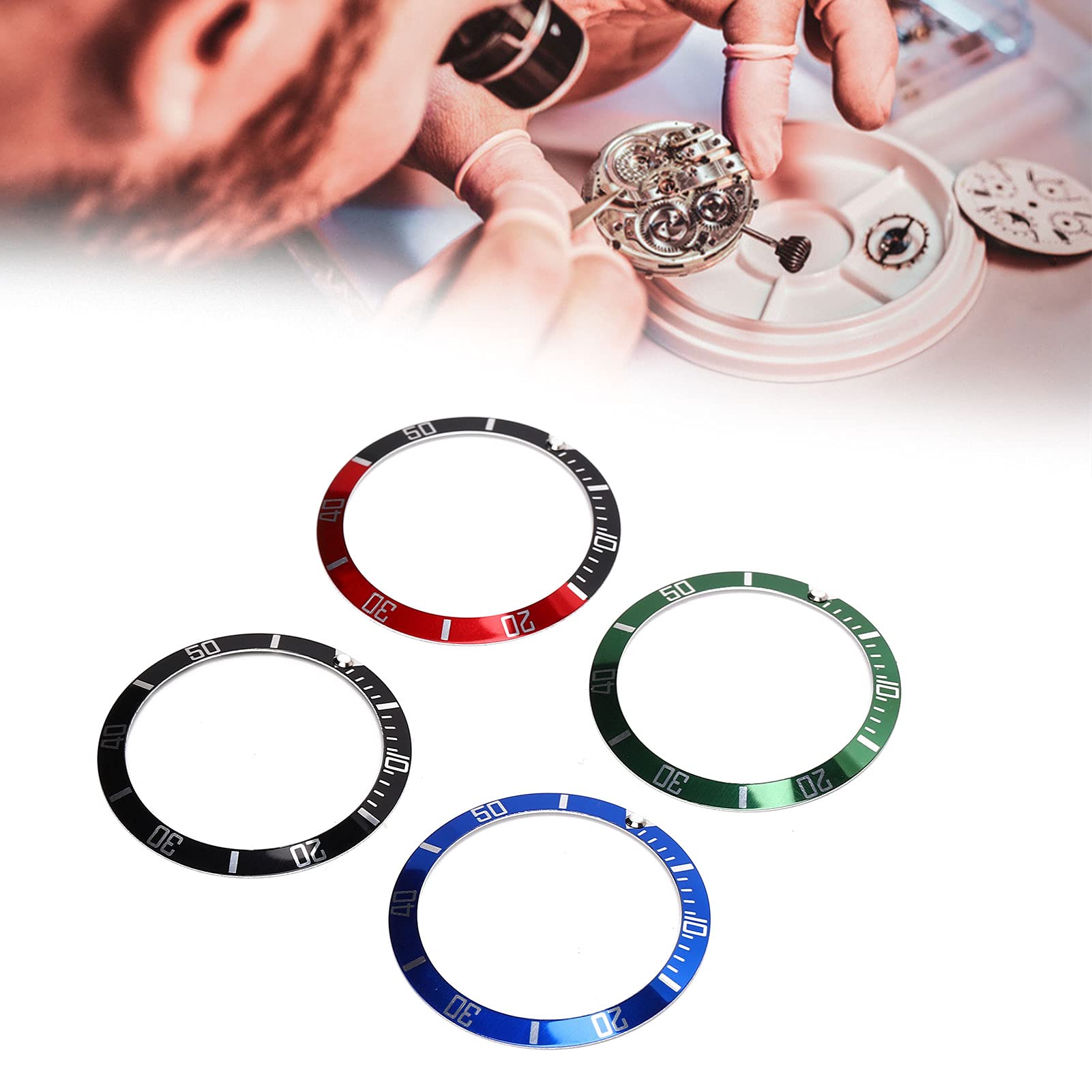 Amazon.co.jp: 時計ベゼルリング、腕時計ベゼルリング絶妙な技量時計店