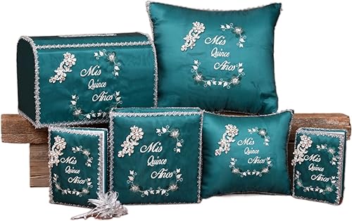 Miniatura 8 de A&C Quinceañeras and More Accessories Quince Set Sweet Sixteen Accessories Quinceanera bible Quinceanera Tosting Set 449 (Guestbook)