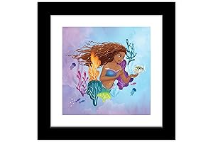 The Little Mermaid Live Action - Ariel and Flounder Painting Wall Art Poster 2023