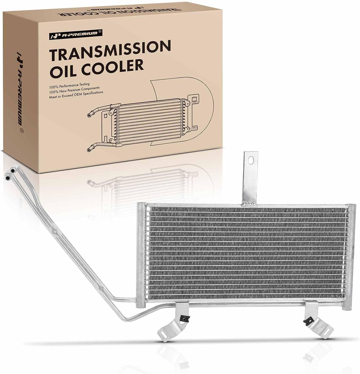A-Premium Transmission Oil Cooler Compatible with Dodge Ram 1500, Ram 2500 1994-2001, Ram 3500, 5.2L 5.9L 8.0L, Replace# 52027525AC