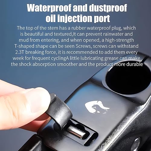 Miniatura 5 de Bibike Suspension Stem Adjustable Bicycle Handlebar Stem for E-Bikes Road Bike Gravel Bike