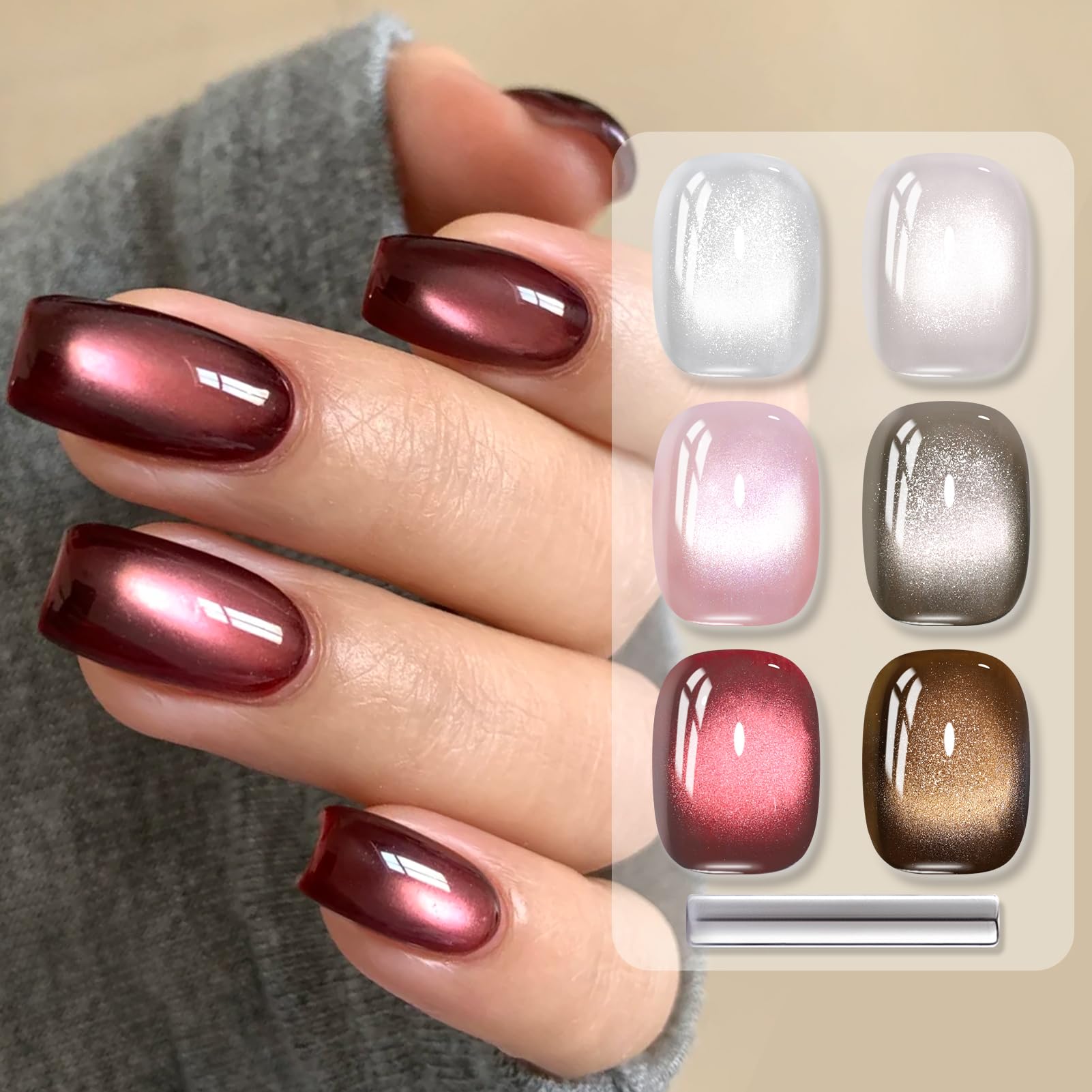 Born Pretty Magnetic Cat Eye Gel Nail Polish