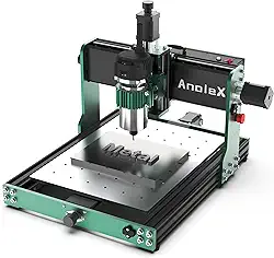 Máquina De Roteamento Cnc 3030-Evo Max, Eixo Xyz Totalmente Metálico, Guias Lineares Duplas Aço Com Roteador Corte 800 W, Ideal Para Cortar Alumínio, Latão, Inoxidável, Madeira, Acrílico, Mdf