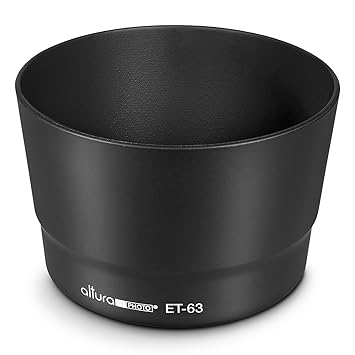 (Canon ET-63 Replacement) Altura Photo Lens Hood for Canon EF-S 55-250mm f/4-5.6 IS STM Lens