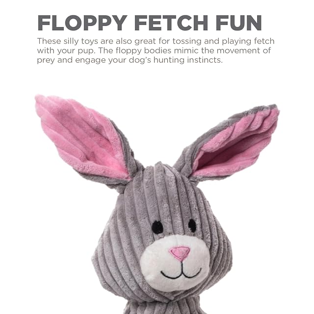 Foto 5 de 7 de Petstages Charming Pet Thunda Tugga - Juguete de Peluche Interactivo para Perros con chirridos Ocultos