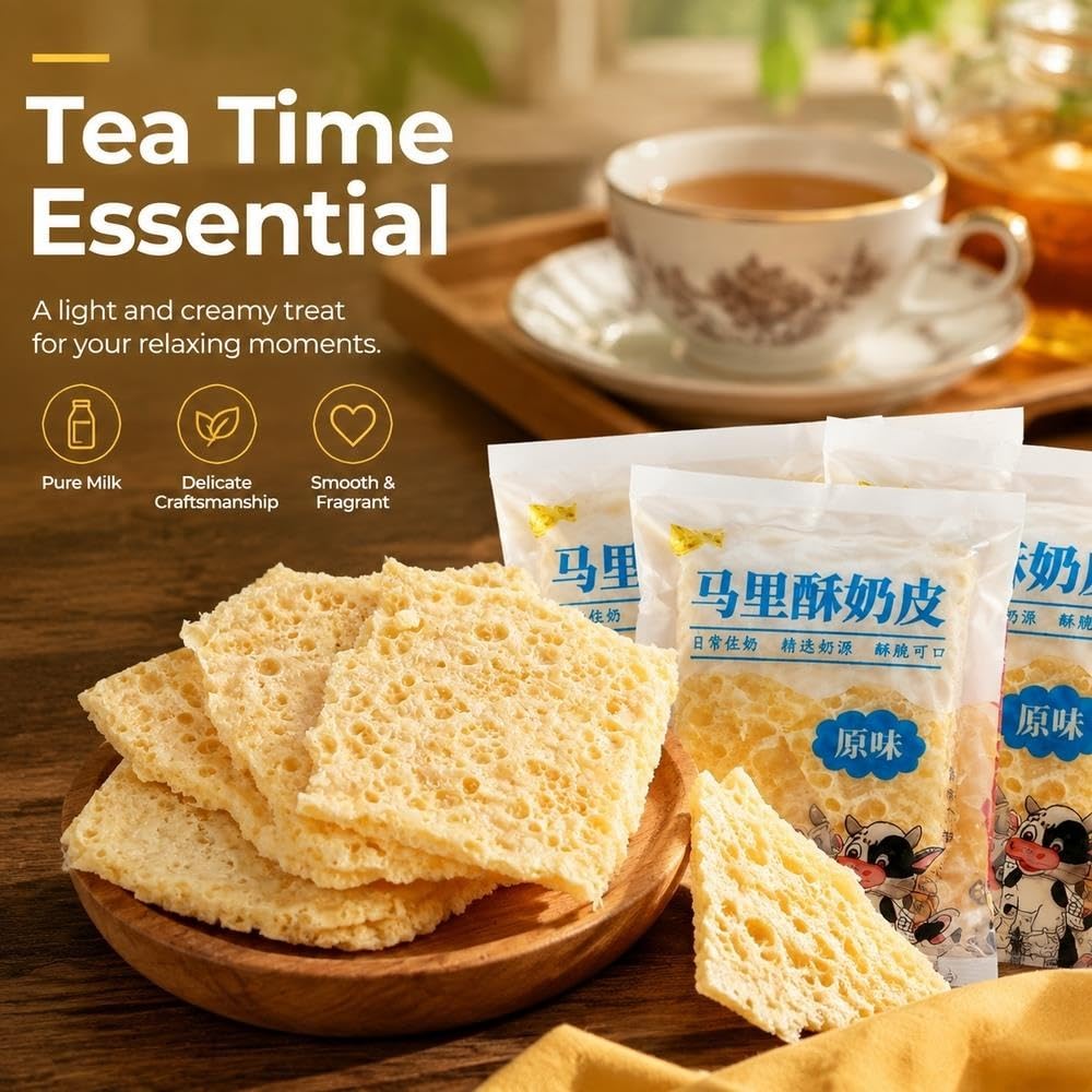 Einzeln verpackte Mini-Milchblätter 400g, handgemachte reine Milch