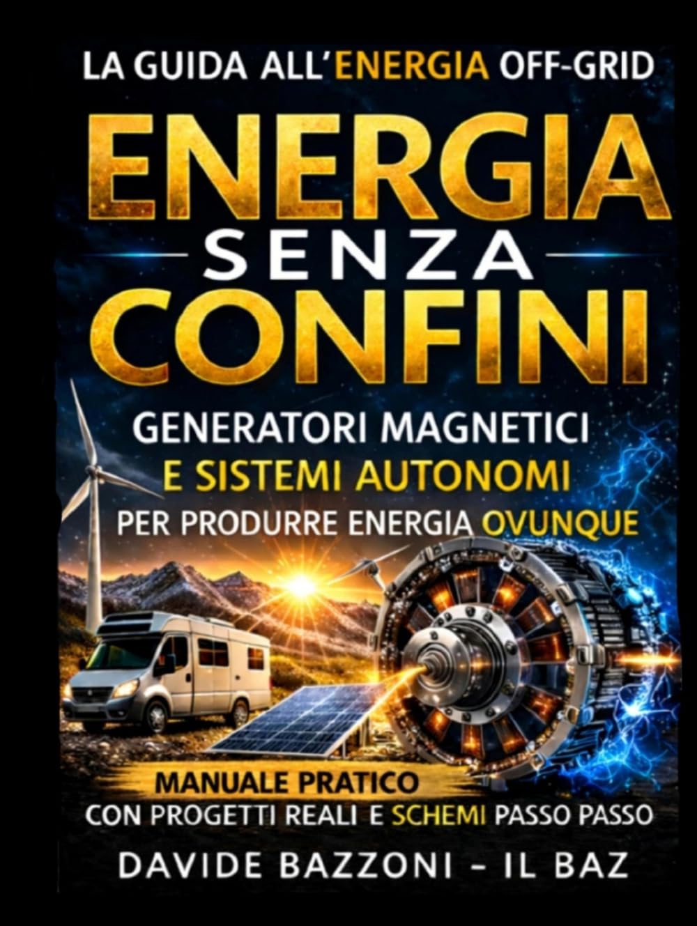 ENERGIA SENZA CONFINI: Manuale pratico di autonomia energetica Generatori magnetici e sistemi off-grid per camper, rifugi, emergenze e vita fuori rete