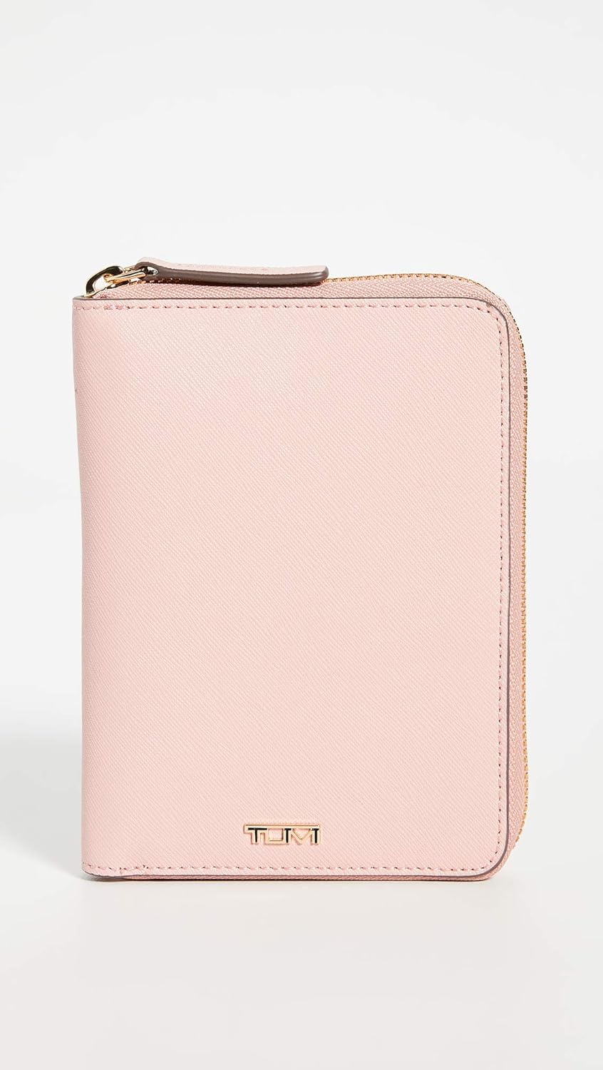  | Tumi Women's Zip Around Passport Case, Blush, Pink, One Size | Passport Covers