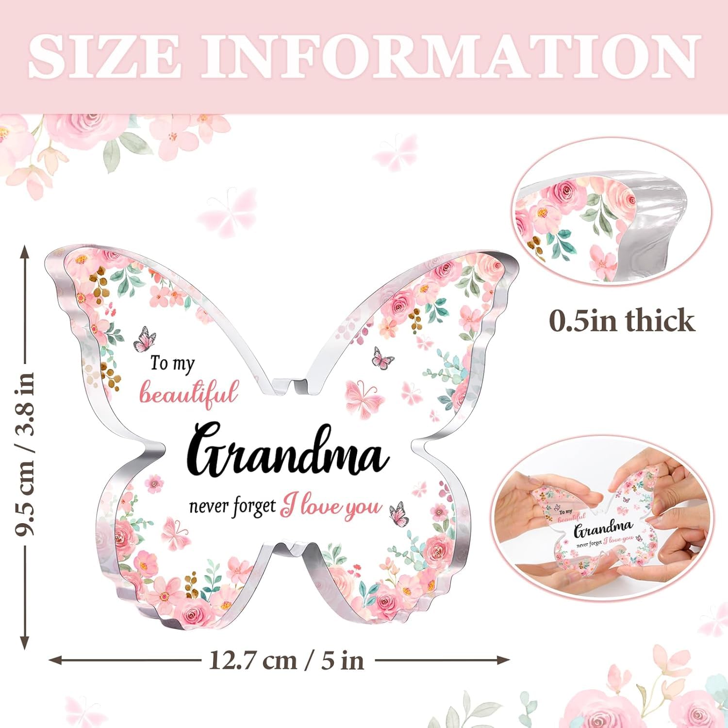 Amazon.com: GiftyTrove Gifts for Grandma Birthday, 5x3.8x0.5 Inch