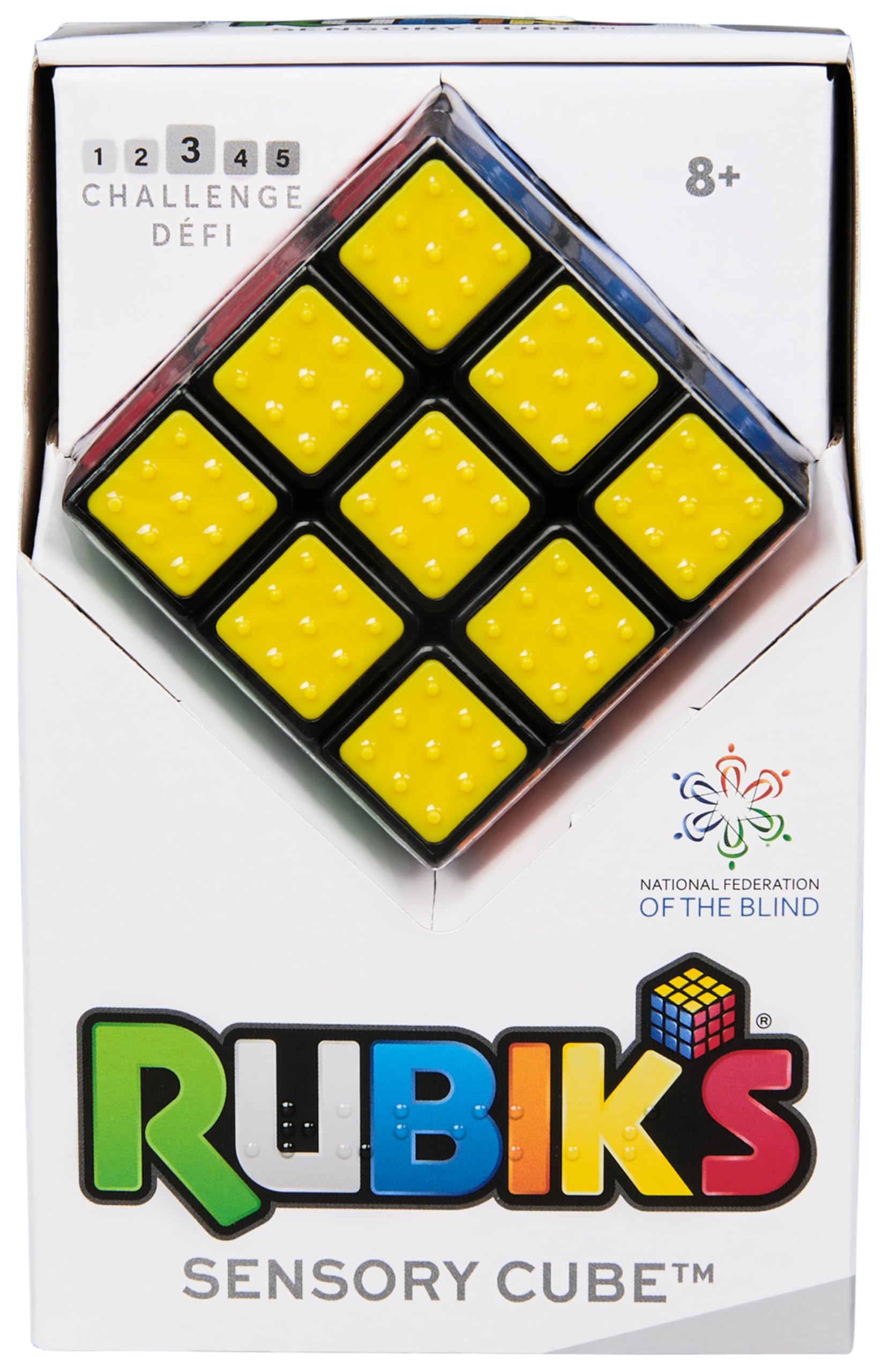 Gioco Rubik's Cube Sensory Cube, per adulti e bambini dai 7 anni in su