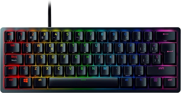 Razer Huntsman Mini (Purple Switch) - Teclado Gaming, compacto para juegos – Imagen 1