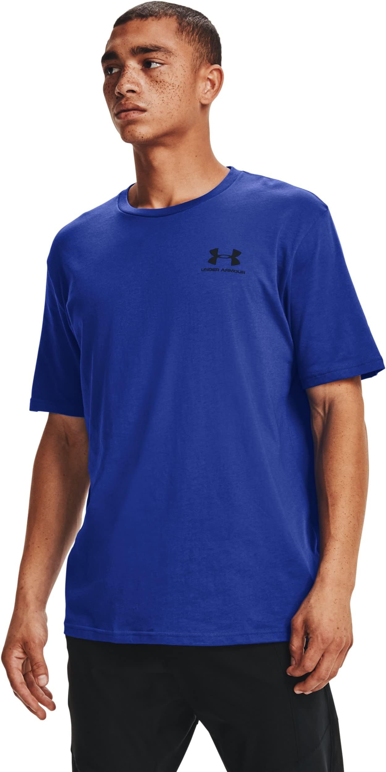 Under Armour Men's Cotton Solid UA Sportstyle LC Short Sleeve | T-Shirt | 1326799-001