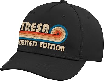 Tresa Retro 70s 80s Sunset Stripe Adjustable Baseball Hat