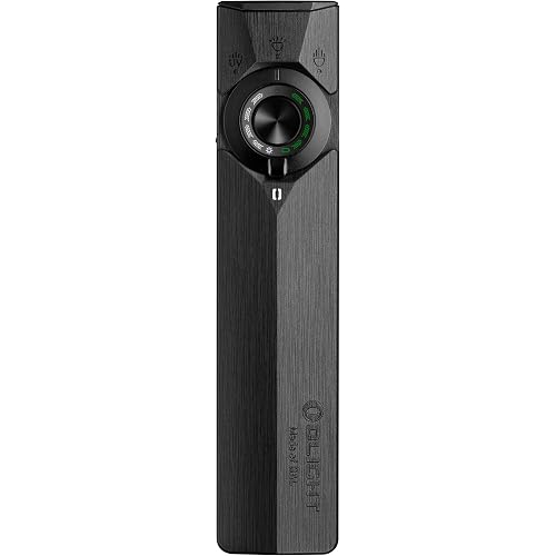 OLIGHT ArkPro Ultra Rechargeable Flat EDC Flashlight,1700Lumens,Onyx Black | Green Beam, UV Light, White LED, OAL, Pocket Flashlight, USB-C Magnetic, Work Light, Bright for Camping, Emergency, Outdoors