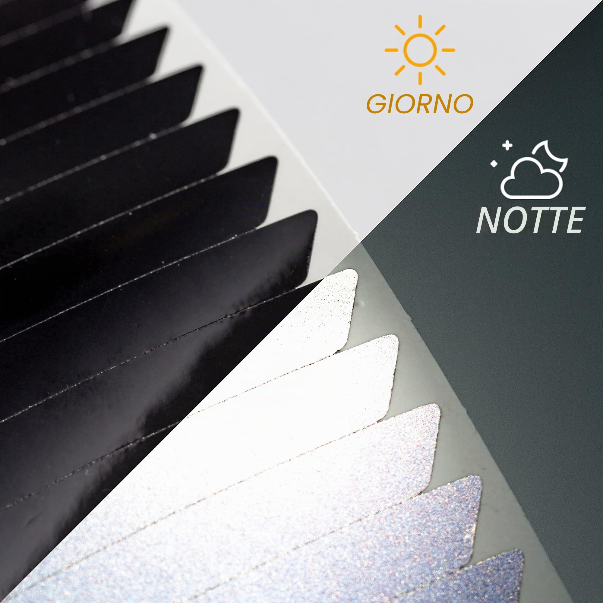 Luxshield Bicycle Reflector Stickers - Set di 64 per Cerchi per Biciclette da 26/27,5/28 & 29 Pollici - Complementare a Cat's Eye - Adesivi per Cerchi per Biciclette
