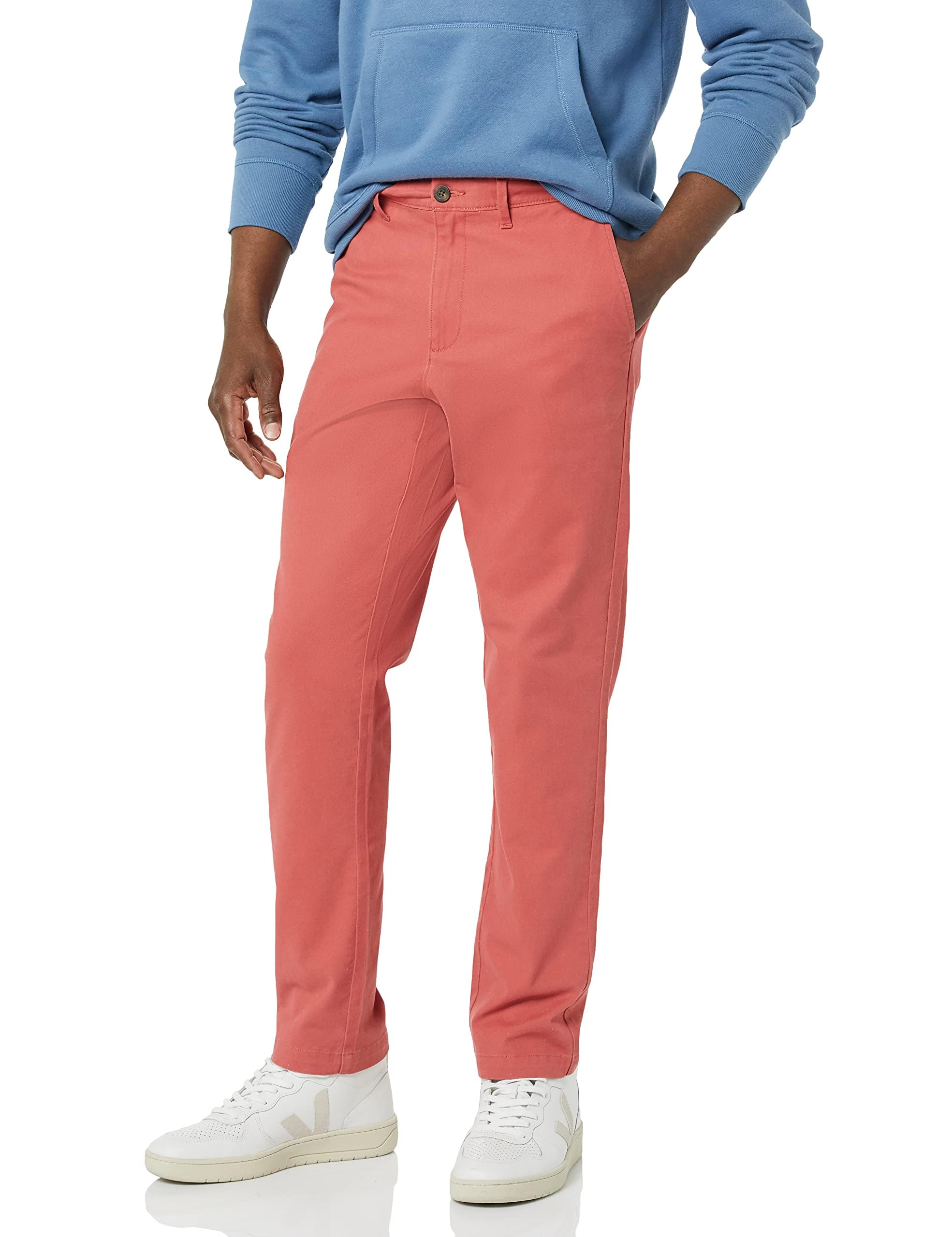 Amazon Essentials Herren Legere Stretch-Chinohose in sportlicher Passform (in Übergröße erhältlich)