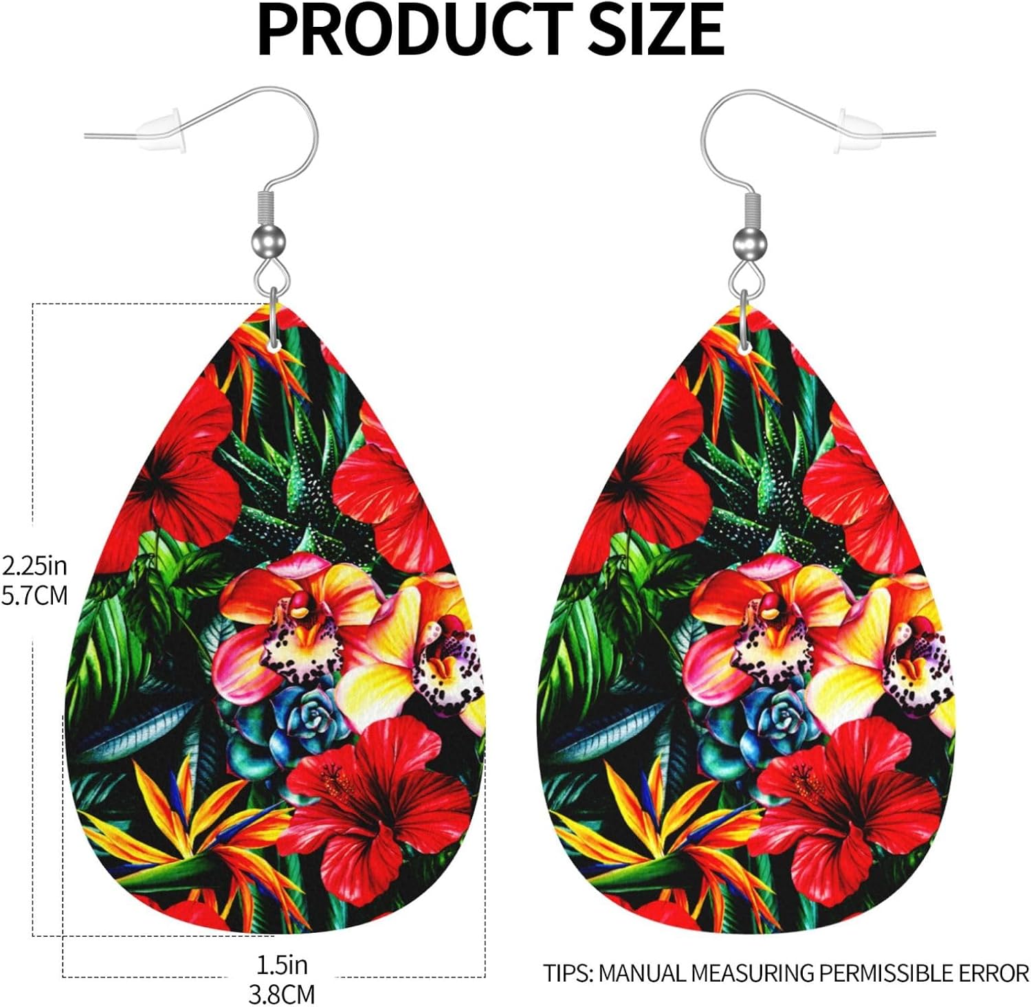 Checkered Earrings Faux Leather Teardrop Earrings For Women Drop Dangle Earrings Checkered Jewelry - Image 2