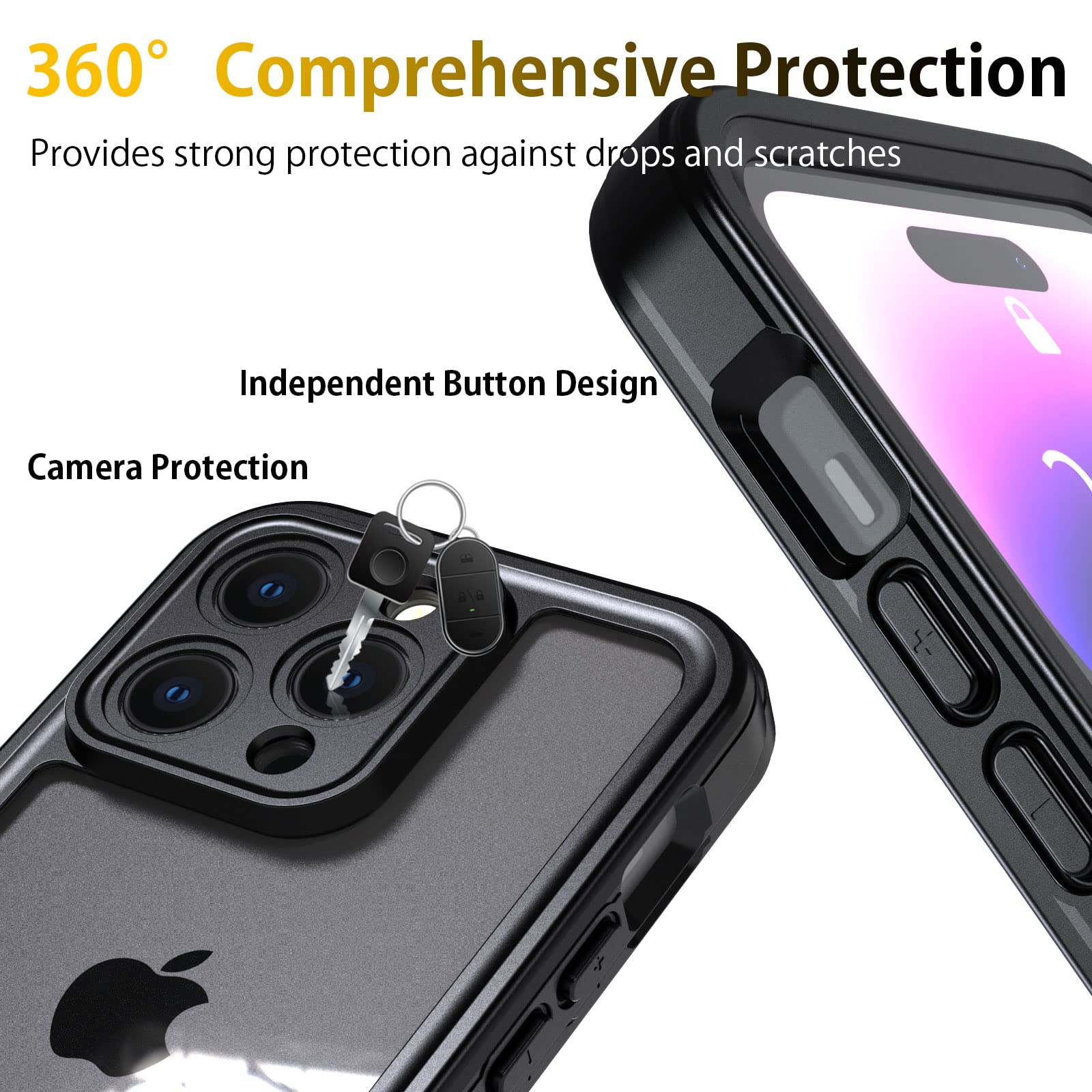 ☆在庫処分 Umittos iPhone 14 Pro M ケース 6.7インチ Amazon.co.jp: UMITTOS iPhone 14 Pro Max ケース 防水 傷防止 全身耐