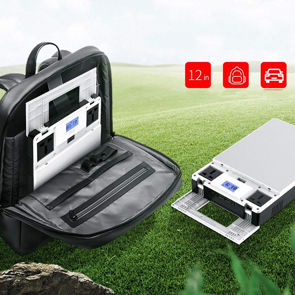 80000mAH generatore Portatile Batteria al Litio Ricaricabile Pacchetto Generatore, 12V, Uscita USB off-Grid Alimentatore per CPAP Campeggio di Emergenza Backup