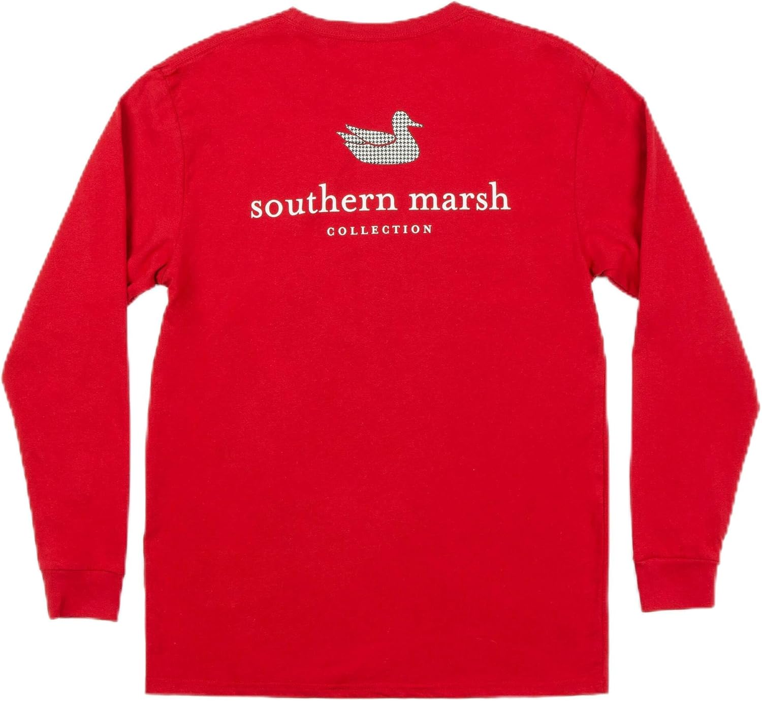 Southern Marsh Men’s Authentic Collegiate T-Shirt – Long Sleeve Casual Graphic Tee