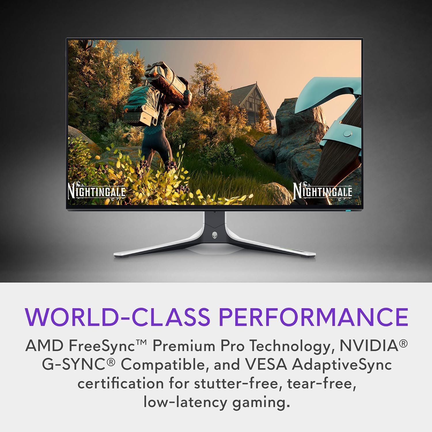 Dell Alienware 27" Gaming Monitor | 280Hz, 1ms, QHD | FreeSync Premium Pro + G-Sync | Fast IPS, VESA HDR600 | Height/Tilt/Swivel/Pivot, AlienFX RGB, Low Blue Light (QHD-280Hz)