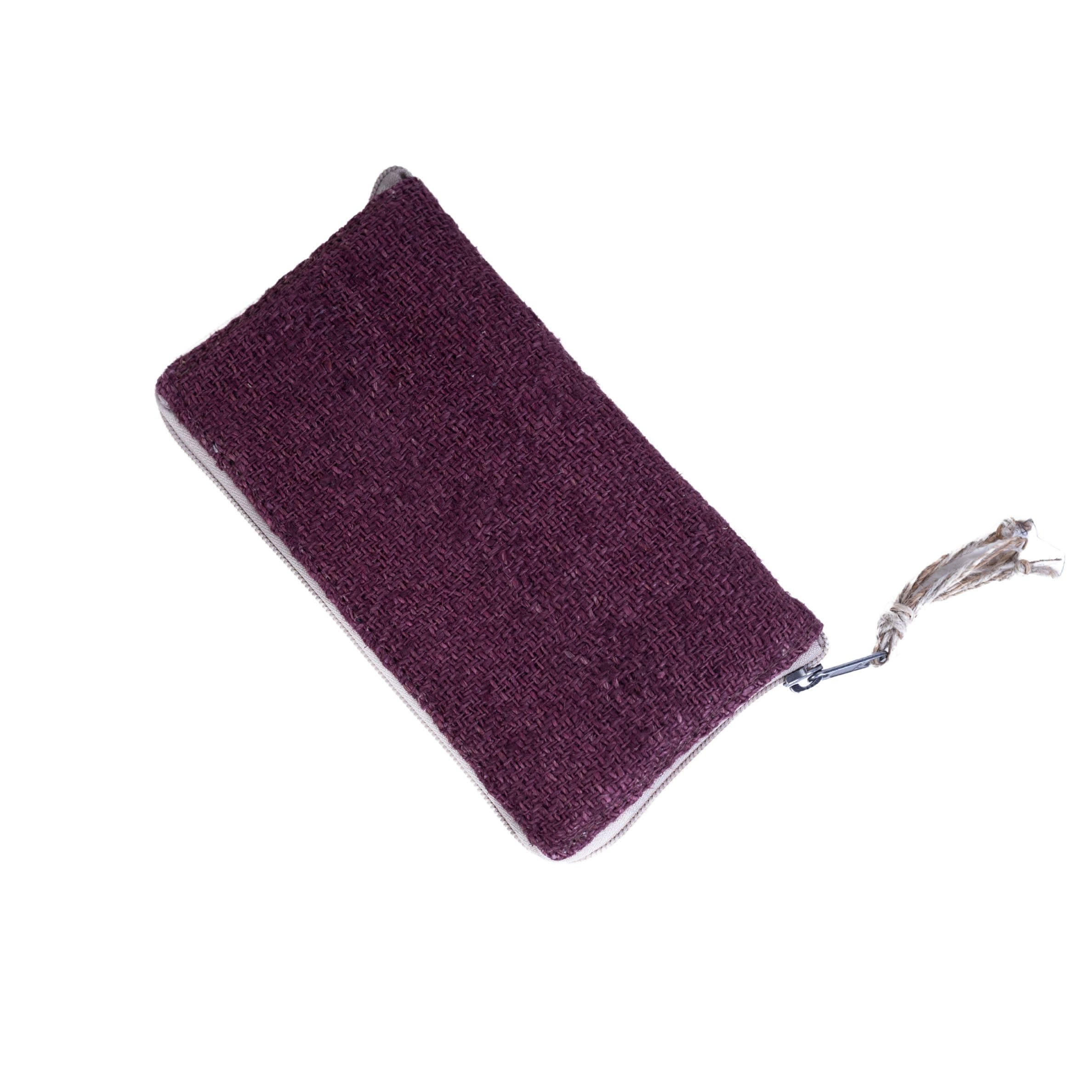 Maya Hemp Wallet with Cotton Lining | Compact Light Weighted Hemp Clutch Wallet with 2 Compartments-image-33