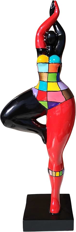 Laure TERRIER Statue Dans Le Style Des Nanas Niki De Saint Phalle, Pour Collection Ou Décoration, Hauteur 12 Centimètres. Pièce Peinte à La Main