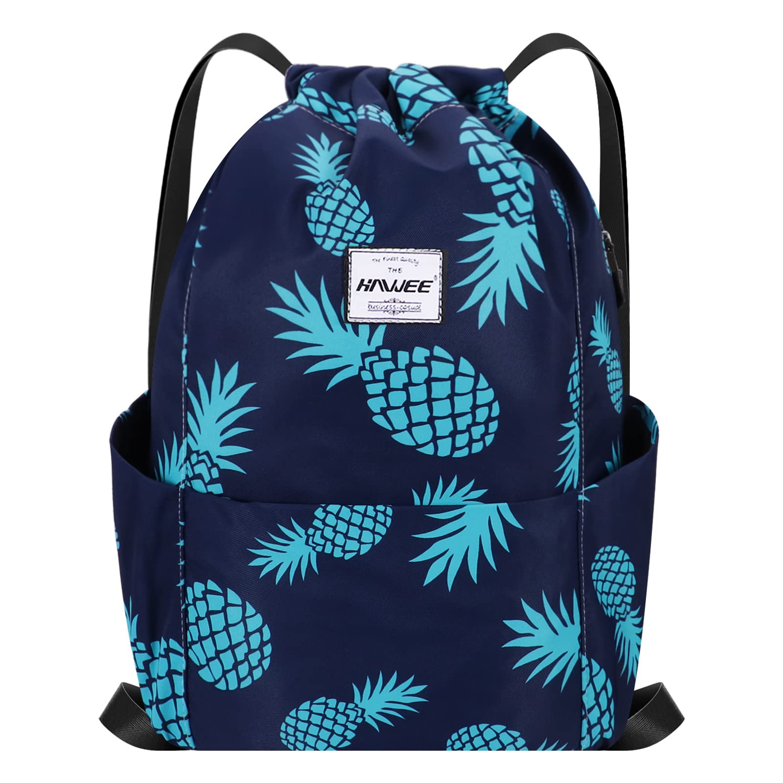Impermeable Casual Mochila con Cordón Grande Deporte Bolso de Gimnasia Mochila de Cuerda Unisex para Mujer Hombre Vida Cotidiana Aire Libre Yoga Escuela Playa Nadar — view 18