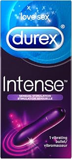 Durex, Intense Vibrating Bullet for Sensual Stimulation, 1 Count (Packaging may vary)
