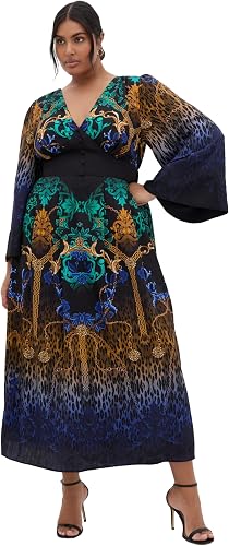 City Chic Women's Plus Size Dress - Ayanna Decadence Maxi, 20