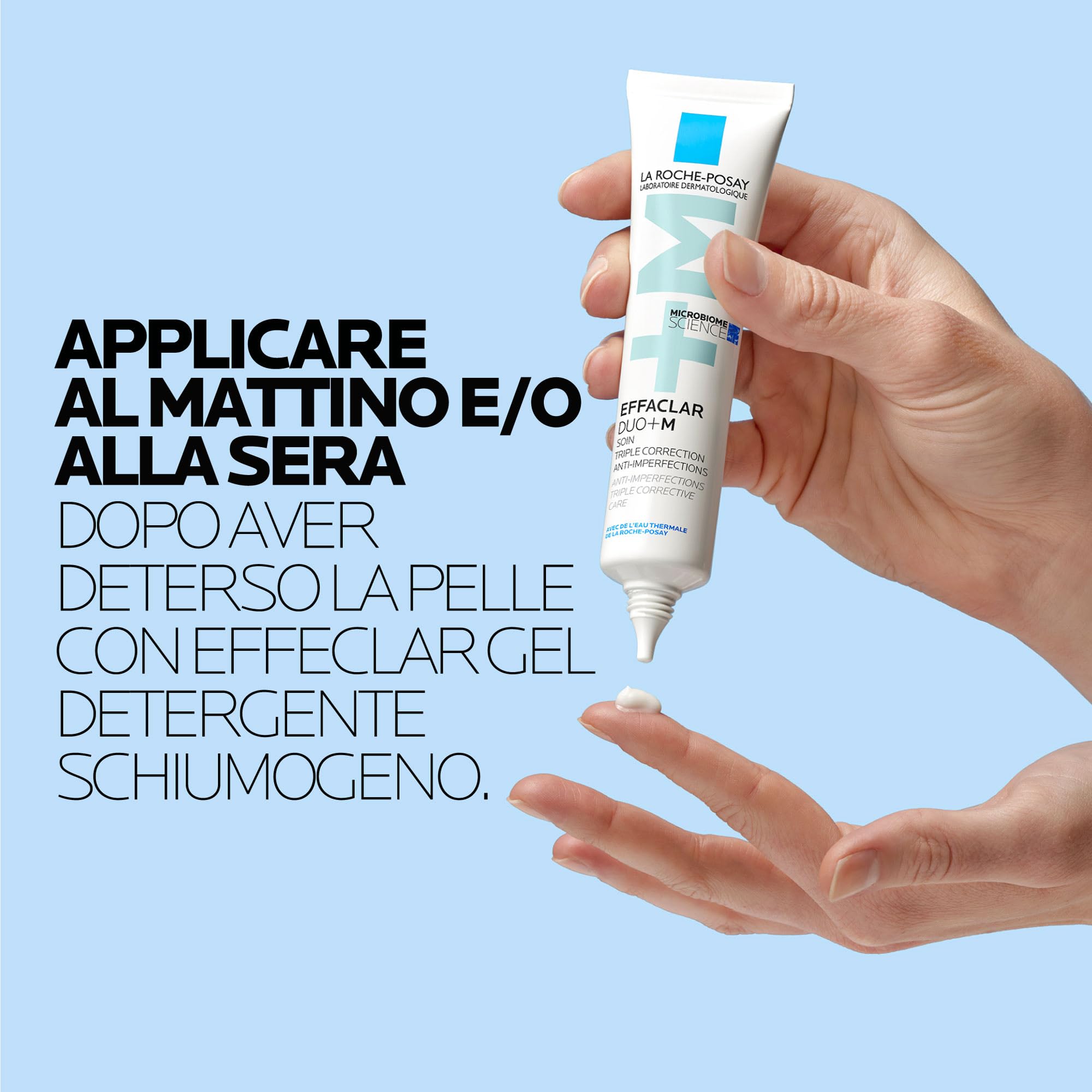La Roche-Posay Effaclar Duo (+M) 40 ml - [Confezione da 2] | Trattamento Tripla Correzione Anti-Imperfezioni per Pelli Grasse a Tendenza Acneica, Effetto Anti-Ricomparsa