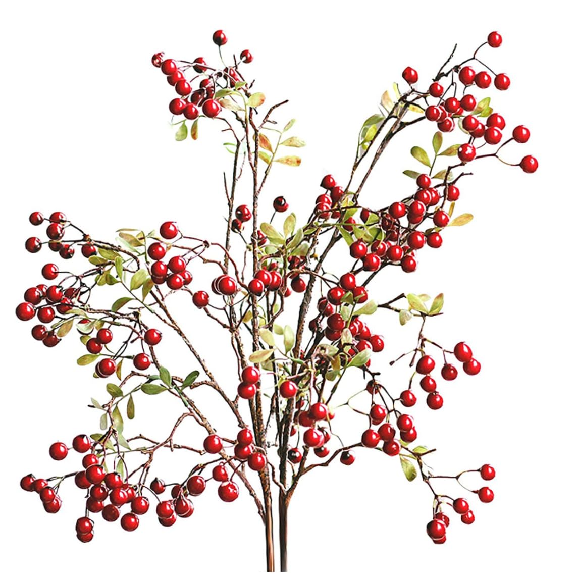 Branches de feuilles d'automne artificielles fausses plantes pour grand vase de table