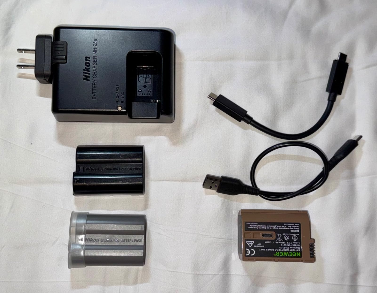 NEEWER 2400mAh EN-EL15c Replacement Camera Battery for Nikon Zf Z8