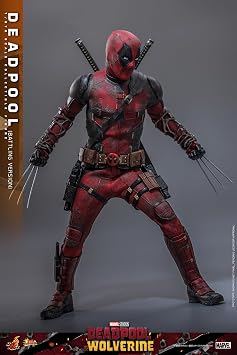 (Hot Toys) Movie Masterpiece Deadpool & Wolverine Deadpool (Battle Version) 1/6 Scale Figure