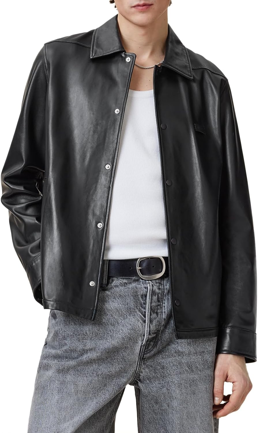 AllSaints mens Arlington Jacket - Image 3