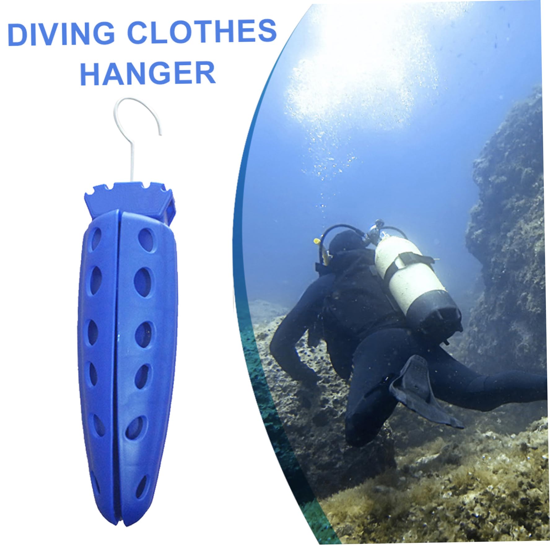 Gancio Per Muta Da Sub Lomo - In Plastica Resistente Per Appendere Mute A Secco Con Stivali - Foto 5