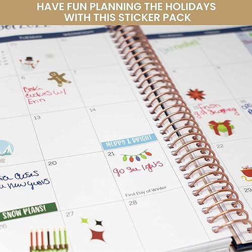 Miniatura 5 de bloom daily planners Calcomanías de planificador de celebraciones mensuales para decoración de calendario, planificación, álbumes de recortes,