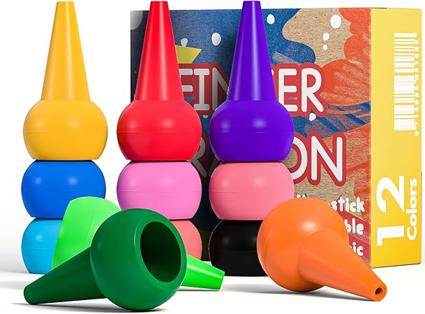 Amazon Viashaクレヨン幼児用クレヨン12色クレヨン子供は水で落とせます子供たちの手が汚れません 12色セット かわいい 壊れにくい 描きやすい クレヨン 文房具 オフィス用品
