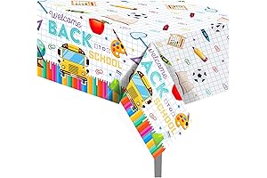 Back to School Party Tablecloth Set of 2