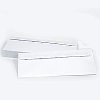 Vista 4 de BAZIC #10 - Sobre de correo blanco autosellante de 4 1/8 x 9 1/2, cierre rápido seguro, sin ventana, despegar y sellar (paquete de 40)