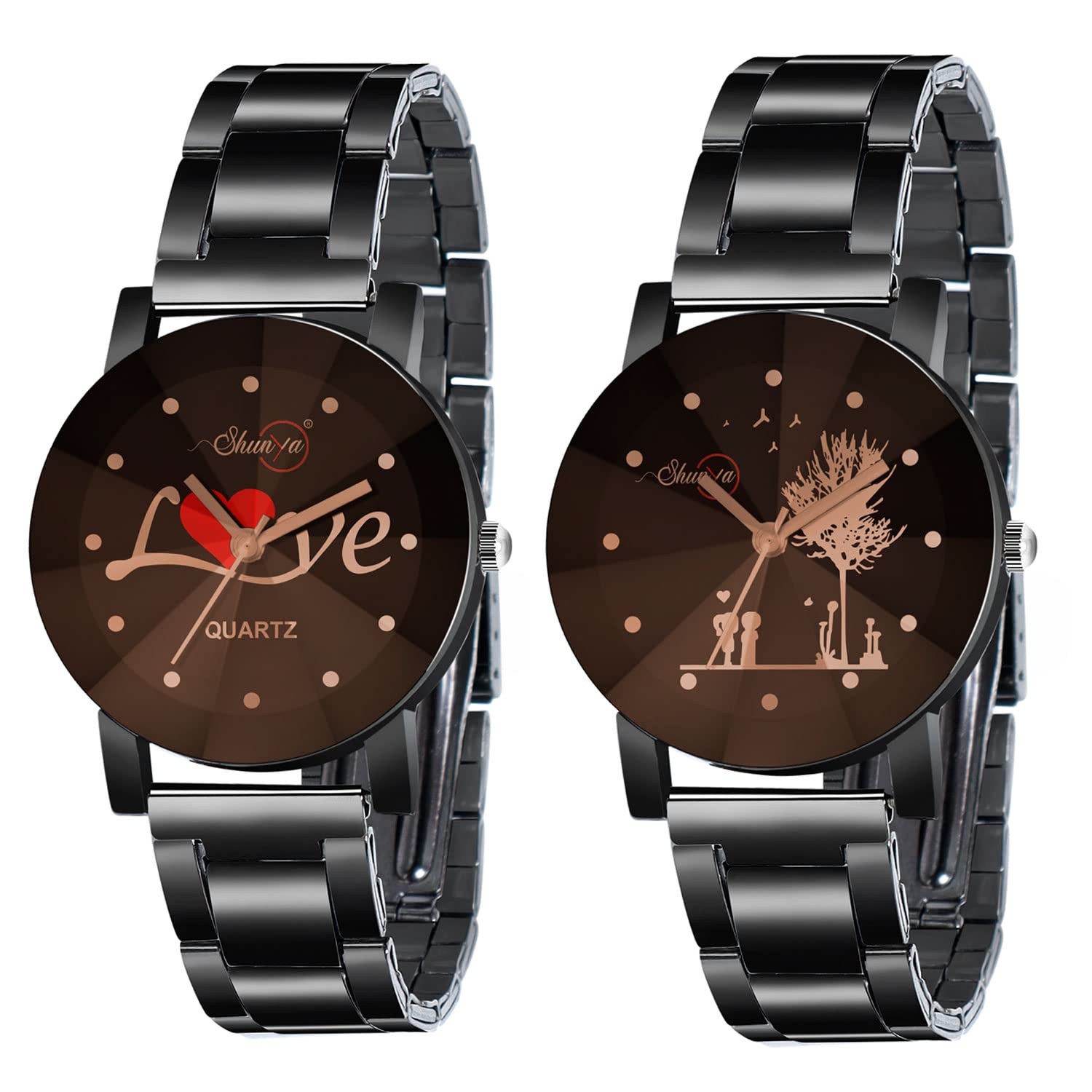 New Black Color Diamond Crystal Glass Analog Watch - for Girls (B09X6RFK4J) Amazon Price History, Amazon Price Tracker