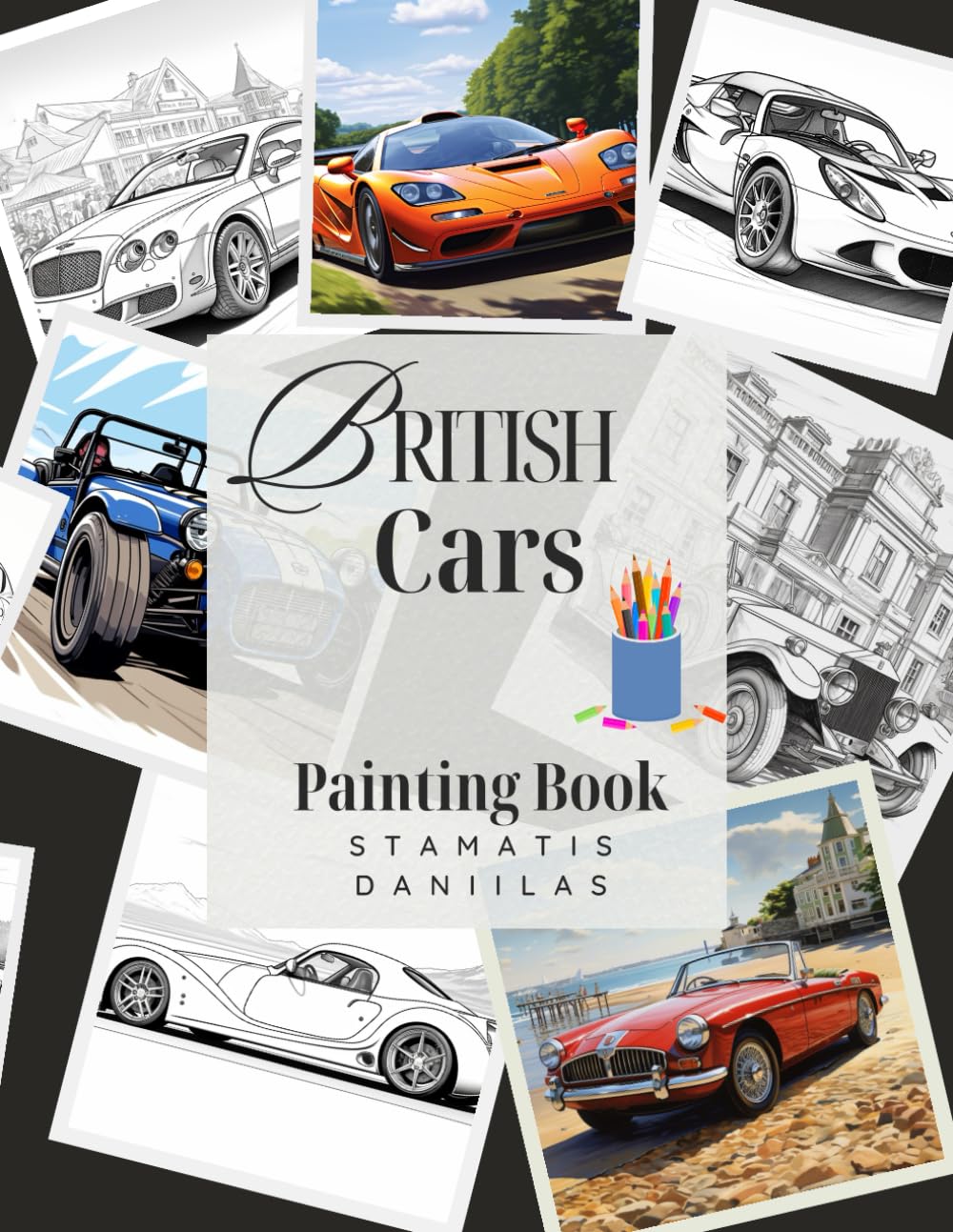 British Cars: Coloring Book (Car Coloring)