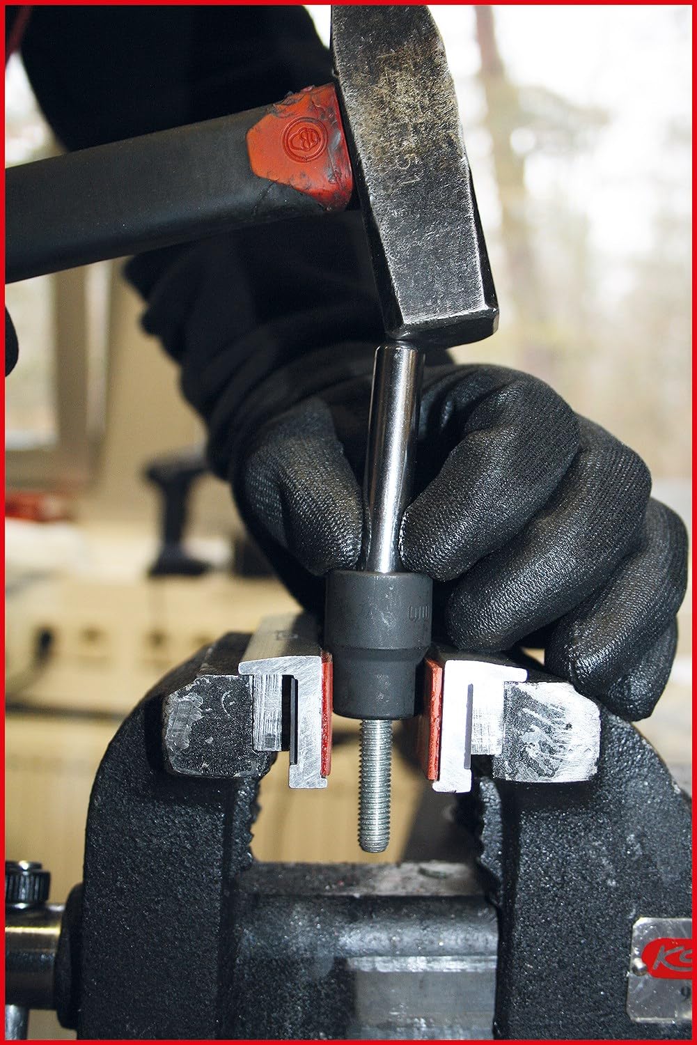 KS Tools 913.1460 1/4"+1/2" Zestaw nasadek udarowych z profilem spiralnym, 15-szt