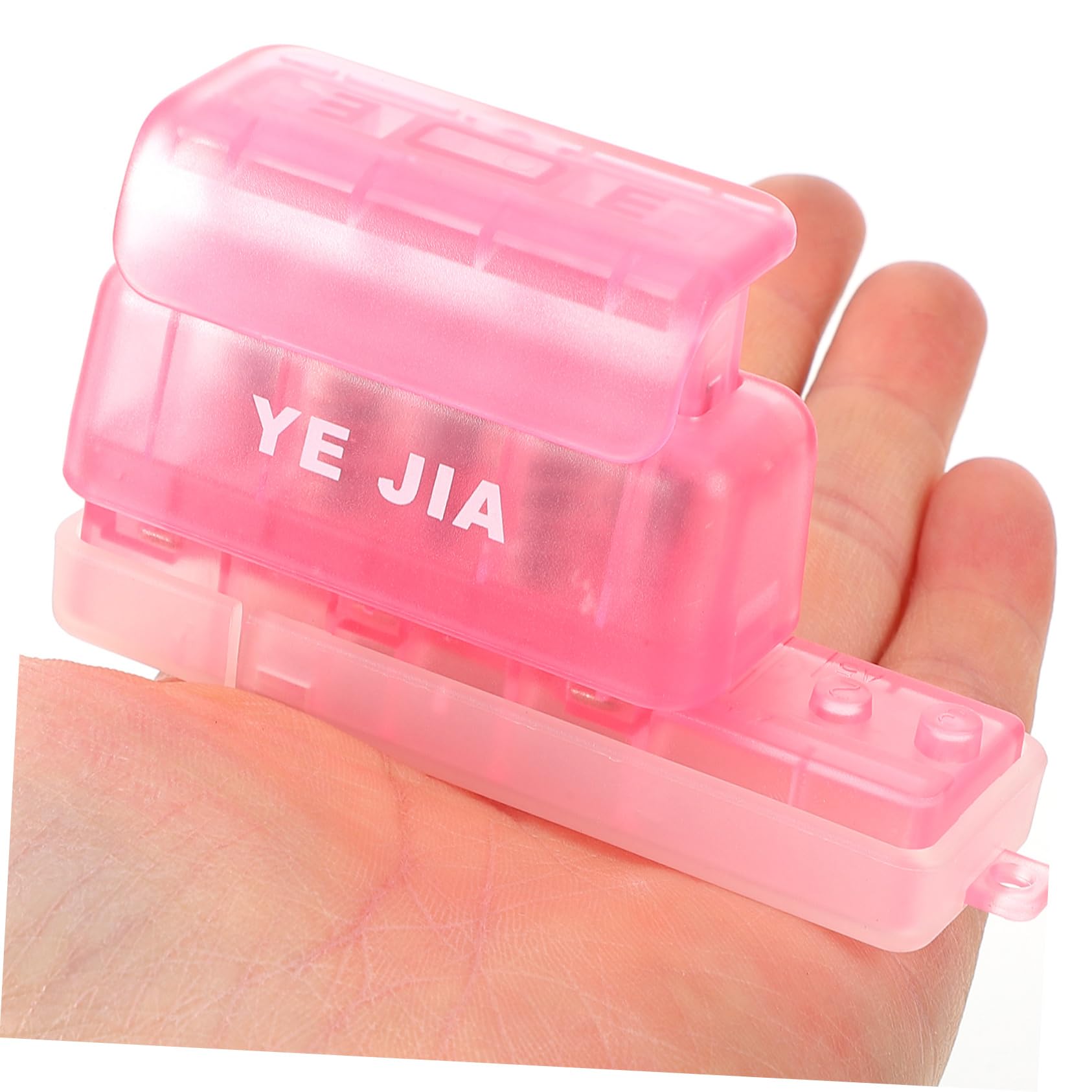 COHEALI 4pezzi Prodotto Indicato Titolo Generato Seguendo Le Linee Guida e Requisiti Forniti Punzonatrice Per Carta Plastica Perforatore Portatile Per Artigianato Design Compatto e